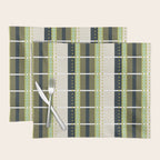 Grassy Dashed Stripes Placemat Gallery Image 1