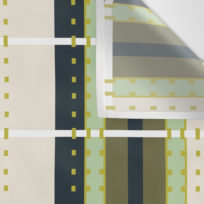 Grassy Dashed Stripes Wall Tapestry Gallery Image 3