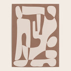 Mocha Modern Abstract 3 Poster Gallery Image 4