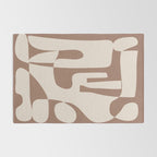 Mocha Modern Abstract 3 Rug Gallery Image 2