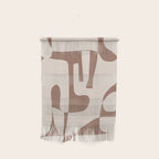 Mocha Modern Abstract 3 Wall Hanging Gallery Image 1