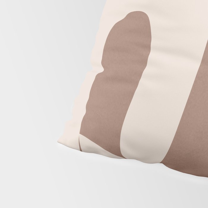 Mocha Modern Abstract 3 Pillow Sham Gallery Image 4