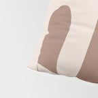 Mocha Modern Abstract 3 Pillow Sham Gallery Image 4