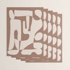 Mocha Modern Abstract 3 Wrapping Paper Gallery Image 3