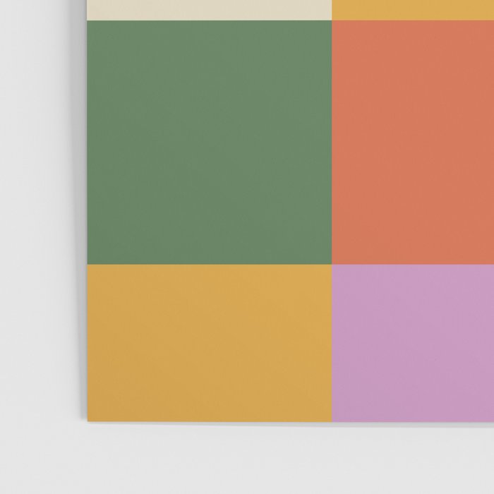 Bold Colorful Checks Pattern - Large XXXVII Poster Gallery Image 3
