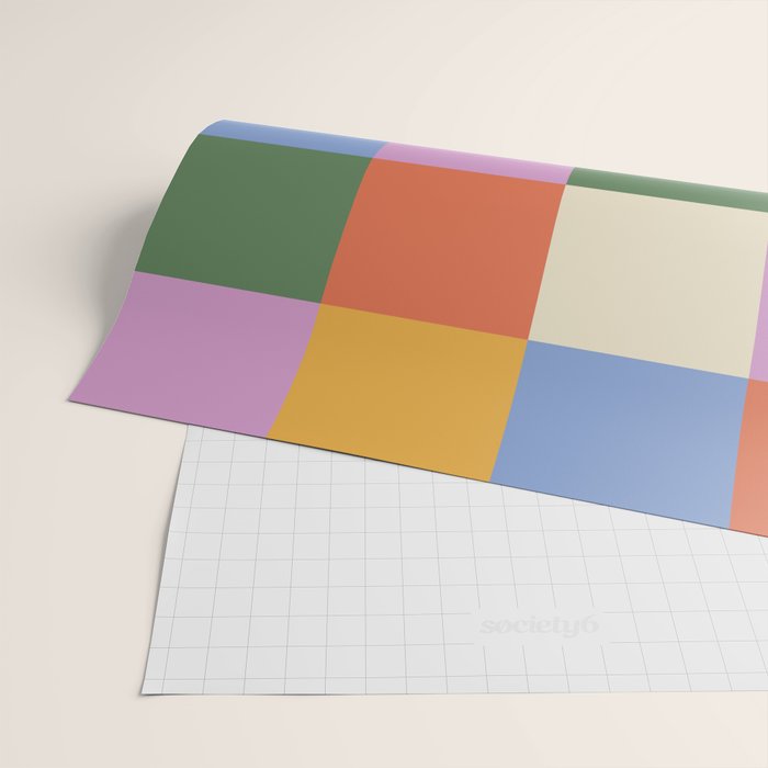 Bold Colorful Checks Pattern - Large XXXVII Wrapping Paper Gallery Image 2