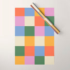 Bold Colorful Checks Pattern - Large XXXVII Wrapping Paper Gallery Image 1