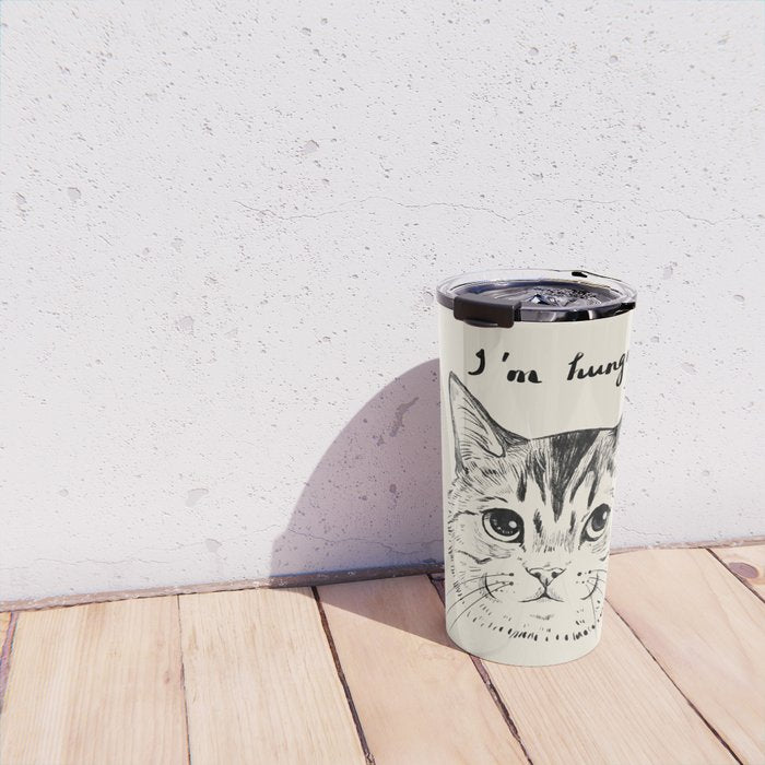 I'm hungry Travel Mug Gallery Image 4