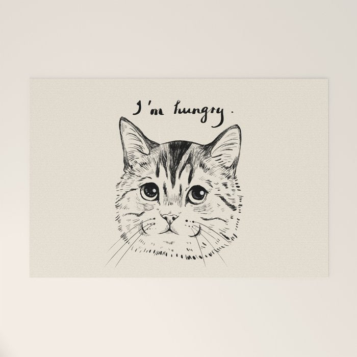I'm hungry Welcome Mat Gallery Image 1