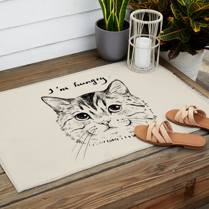 I'm hungry Outdoor Rug Gallery Image 2
