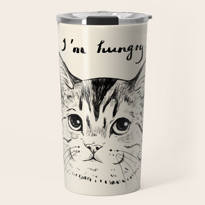 I'm hungry Travel Mug Gallery Image 1