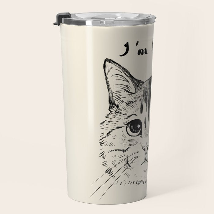I'm hungry Travel Mug Gallery Image 3