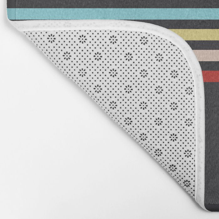 Ujimasa - Classic Retro Stripes Bath Mat Gallery Image 2