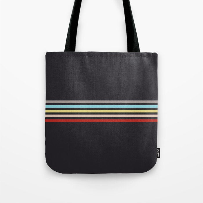 Ujimasa - Classic Retro Stripes Tote Bag Gallery Image 1