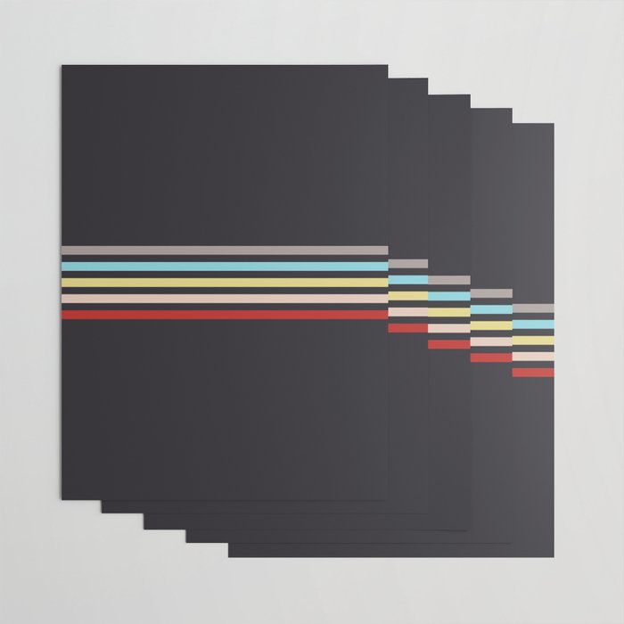 Ujimasa - Classic Retro Stripes Wrapping Paper Gallery Image 3