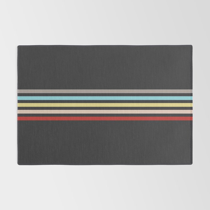 Ujimasa - Classic Retro Stripes Rug Gallery Image 2