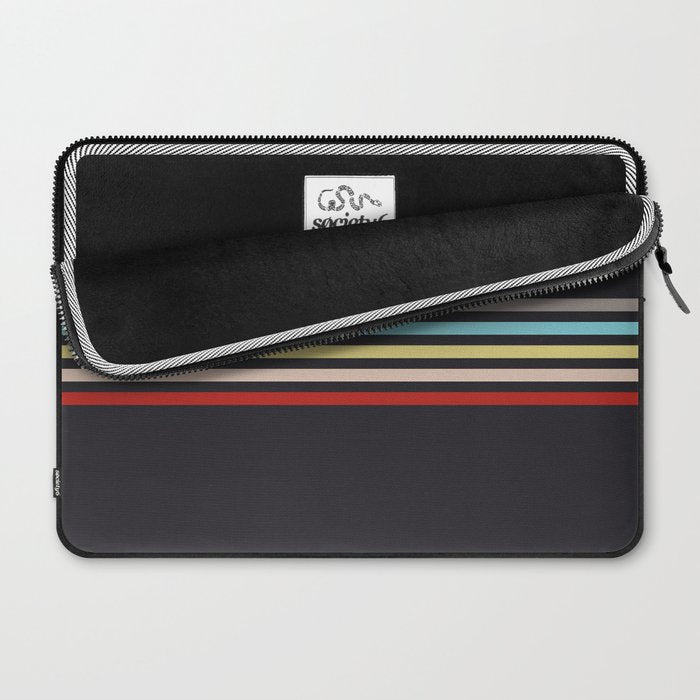 Ujimasa - Classic Retro Stripes Laptop Sleeve Gallery Image 2