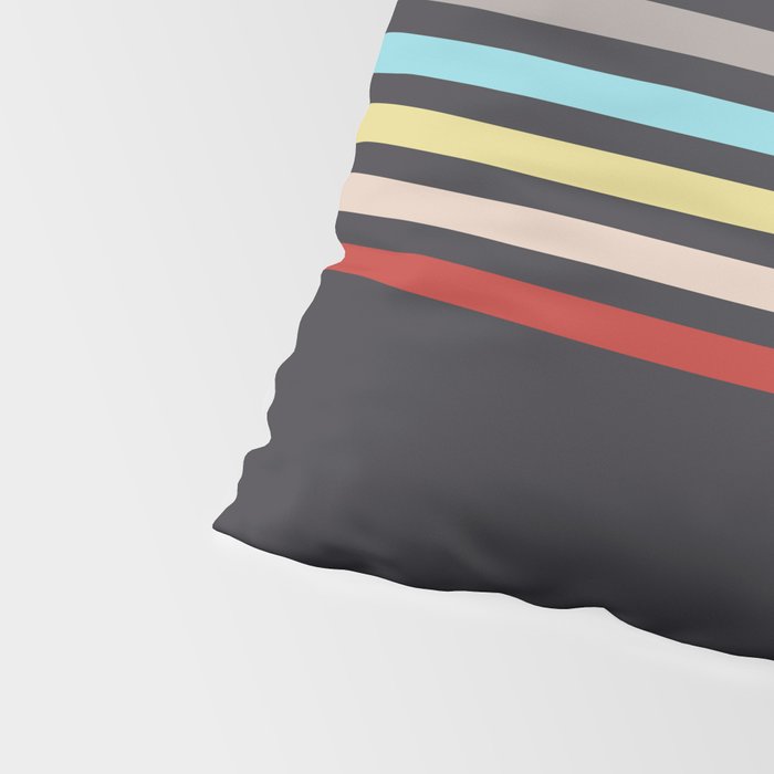 Ujimasa - Classic Retro Stripes Pillow Sham Gallery Image 4