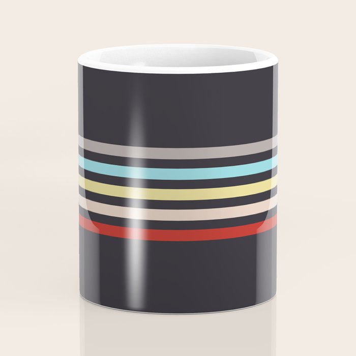 Ujimasa - Classic Retro Stripes Coffee Mug Gallery Image 4
