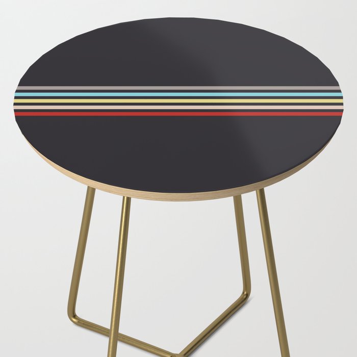 Ujimasa - Classic Retro Stripes Side Table Gallery Image 2