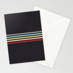 Ujimasa - Classic Retro Stripes Stationery Card Gallery Image 2