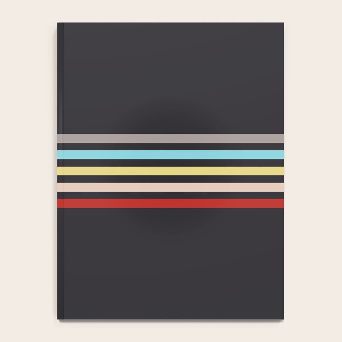 Ujimasa - Classic Retro Stripes Notebook Gallery Image 4