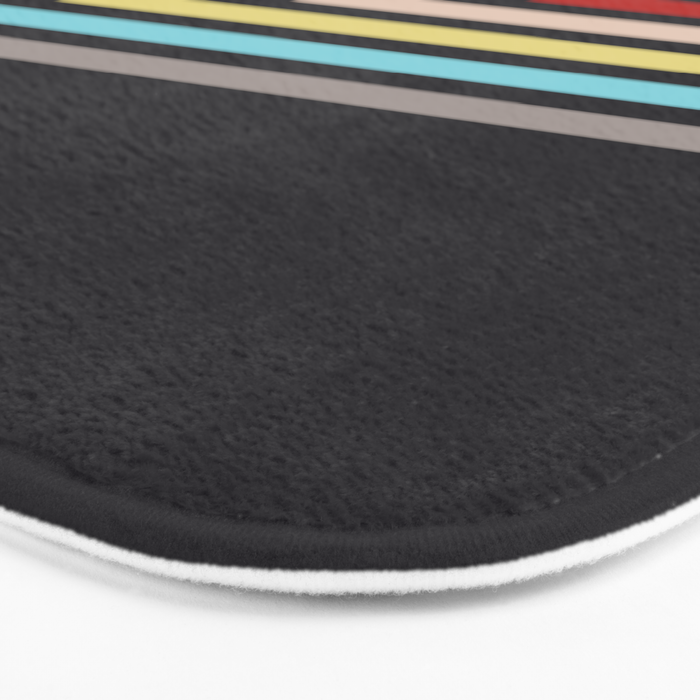 Ujimasa - Classic Retro Stripes Bath Mat Gallery Image 3