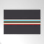 Ujimasa - Classic Retro Stripes Welcome Mat Gallery Image 1