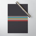 Ujimasa - Classic Retro Stripes Wrapping Paper Gallery Image 1