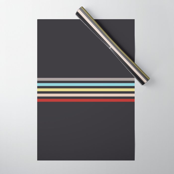 Ujimasa - Classic Retro Stripes Wrapping Paper Gallery Image 1