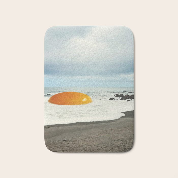 Beach Egg II - Sunny side up breakfast Bath Mat Gallery Image 1