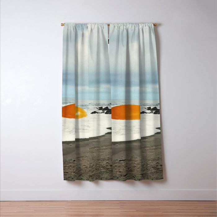 Beach Egg II - Sunny side up breakfast Window Curtain Gallery Image 3