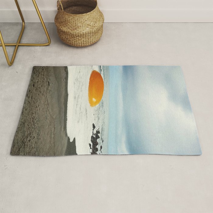 Beach Egg II - Sunny side up breakfast Rug Gallery Image 1
