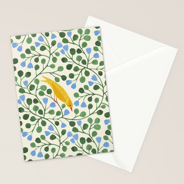 Aviary Vine Stationery Card Gallery Image 2