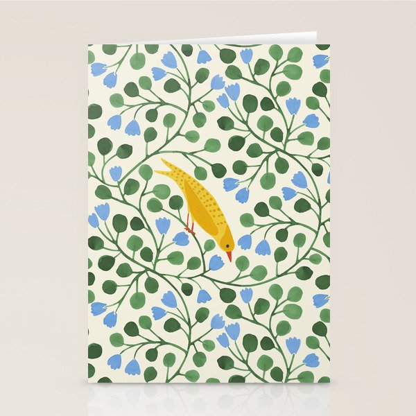 Aviary Vine Stationery Card Gallery Image 1