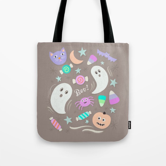 Halloween in Pastels Tote Bag Gallery Image 1