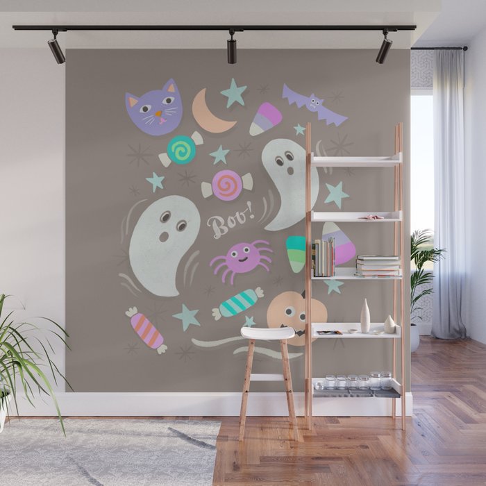 Halloween in Pastels Wall Mural Gallery Image 1