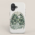 Cat and Plant 56 iPhone Case Gallery Image 1
