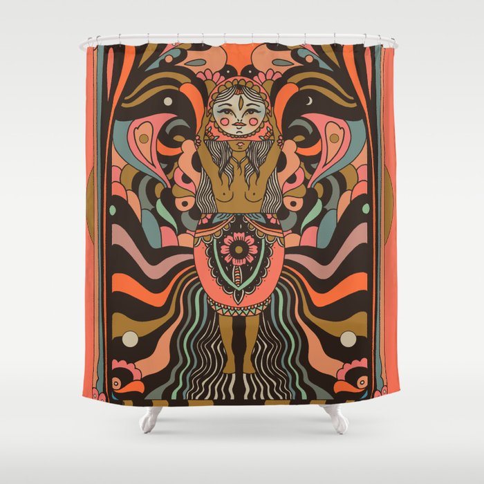hypnotic Shower Curtain Gallery Image 1