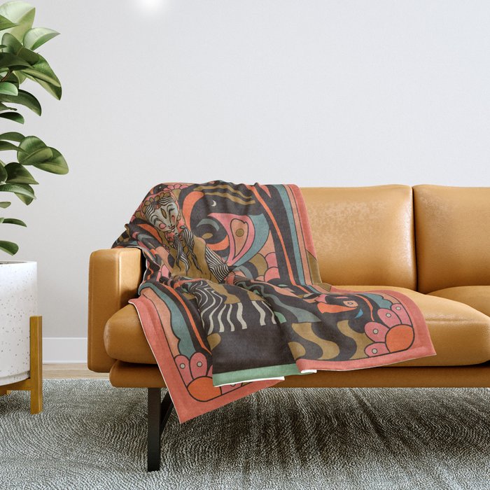 hypnotic Throw Blanket Gallery Image 1