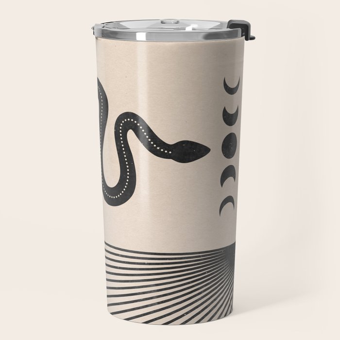 Snake Geometry Travel Mug Gallery Image 2