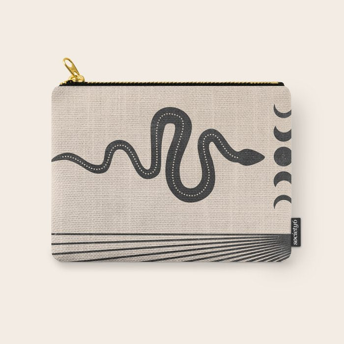 Snake Geometry Carry All Pouch Gallery Image 1