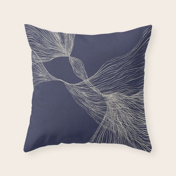 Interaction #1 Throw Pillow Gallery Image 1