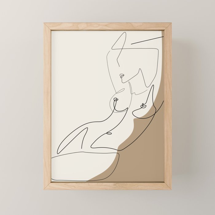 Nakedness Mini Art Print Gallery Image 1