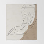 Nakedness Throw Blanket Gallery Image 2