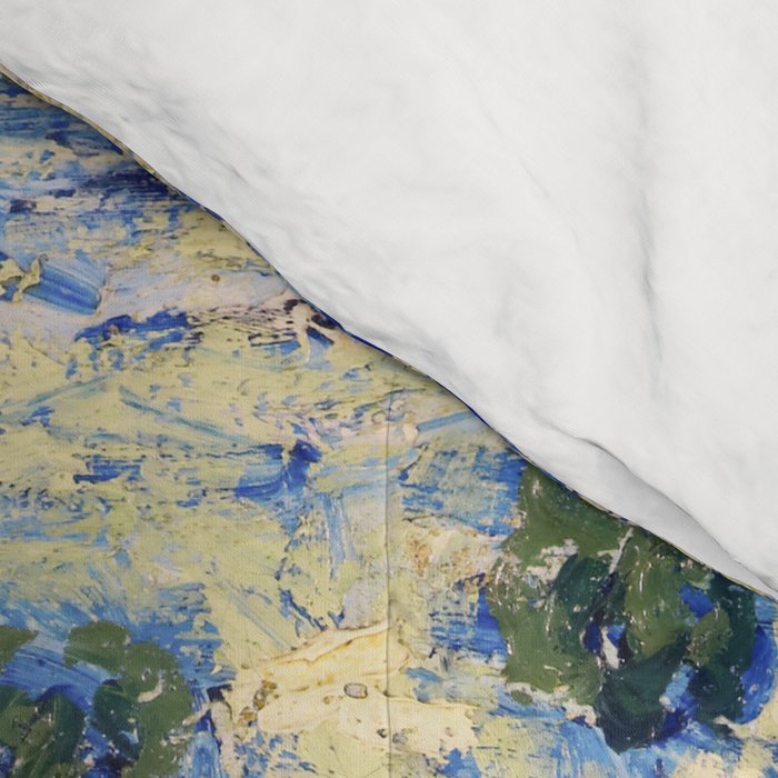 Poppy Field by Vincent van Gogh, 1890 painting Comforter Gallery Image 4