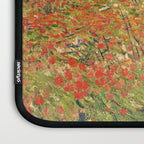 Poppy Field by Vincent van Gogh, 1890 painting Laptop Sleeve Gallery Image 3