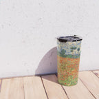 Poppy Field by Vincent van Gogh, 1890 painting Travel Mug Gallery Image 4