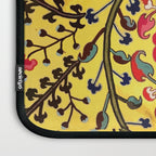 Bright Yellow Ground Uzbekistan Suzani Laptop Sleeve Gallery Image 3