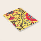 Bright Yellow Ground Uzbekistan Suzani Notebook Gallery Image 3